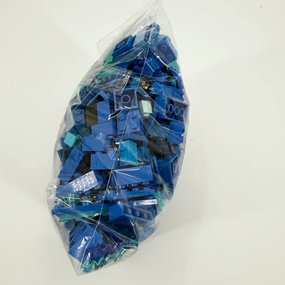 Lego Bulk‎ Lot Color Sorted Blues Mix 1 Pound Pieces Parts Bricks